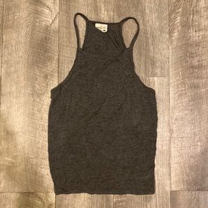 urban outfitters slender grey halter top new